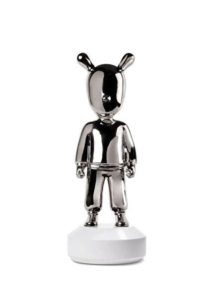 The Guest Silver Porselen Heykel