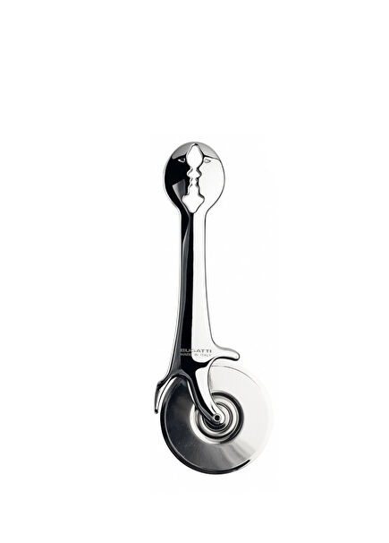 Kiss Silver Pizza Cutter 7x19 cm