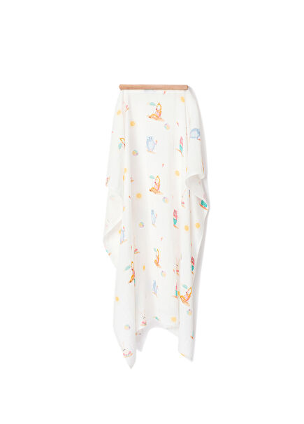 Beach Team Multicolored Muslin Blanket