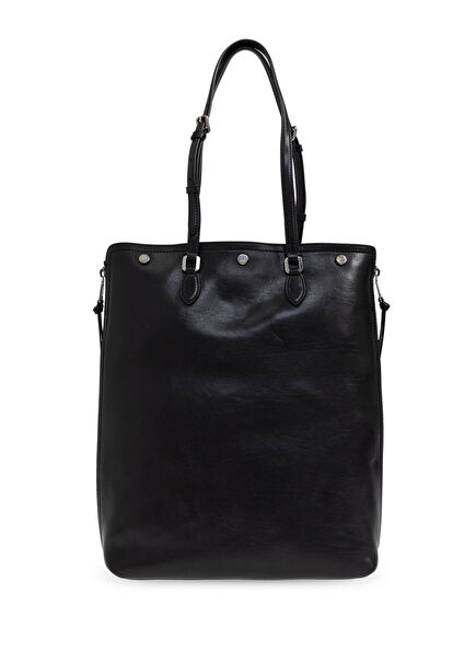 Black Men's Leather Bag
