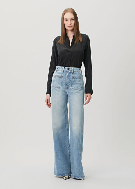 Delmonico Mavi Denim Pantolon