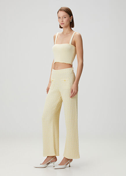 Yellow Tweed Pants