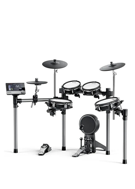 Backbeat Black 8 Piece Electric Drum 