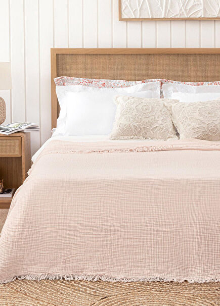 Marfa Powder Double Bedspread 200x220 cm