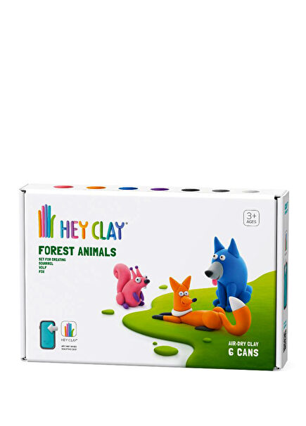 Forest Animals 6 Pack Air-Dry Clay