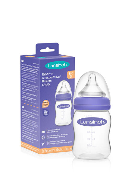 NaturalWave® 1 Month+ Bottle Teat PP Bottle 160 ml
