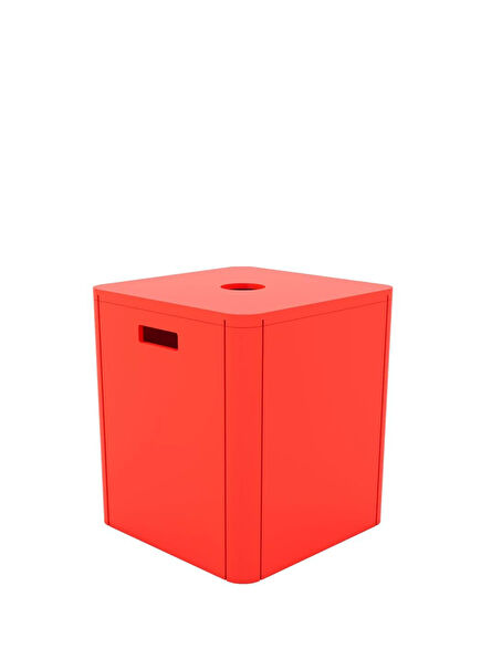 Shuri Red Wooden Large Storage Box