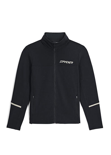 Speed Siyah Fermuarlı Erkek Spor Ceket 