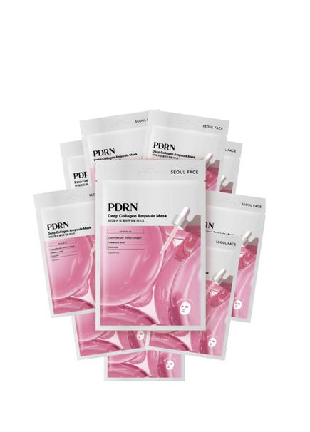 Seoulface Salmon DNA PDRN Barrier Strengthening Moisturizing Ampoule Mask Korean Mask 10 x 23 gr