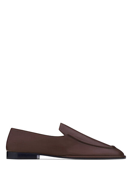 Dark Brown Women's Skin Loafer