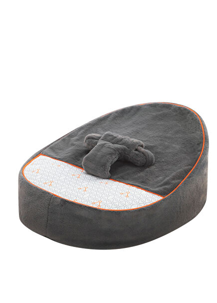 Comfy Charcoal Dolgulu Bebek Pufu