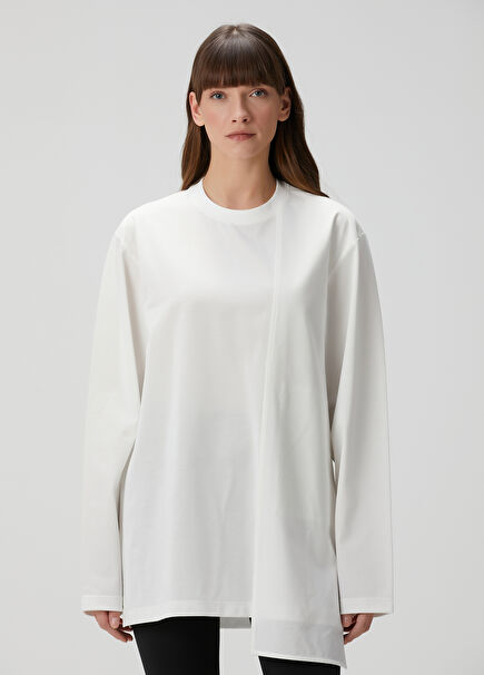 Premium White Long Sleeve T-Shirt