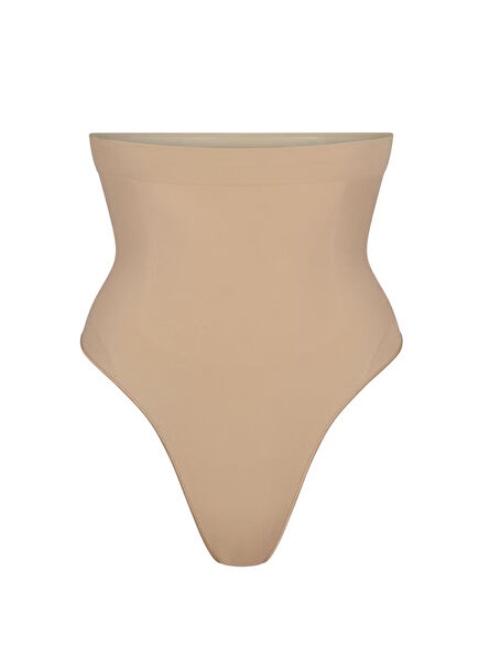 Seamless Sculpt Dark Beige Thong Panties