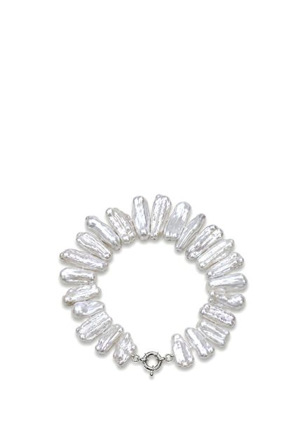 Perla No:3 925 Sterling Silver Pearl Women's Bracelet