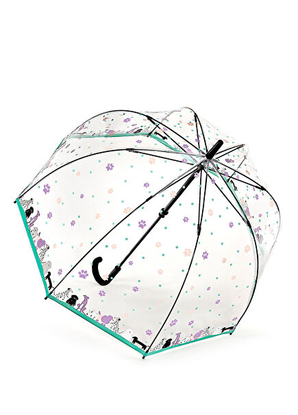 Birdcage® 2 Dog & Bone Transparent Women's Umbrella