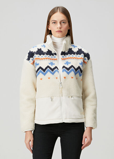 T-Ansei Ecru Fleece Jacket