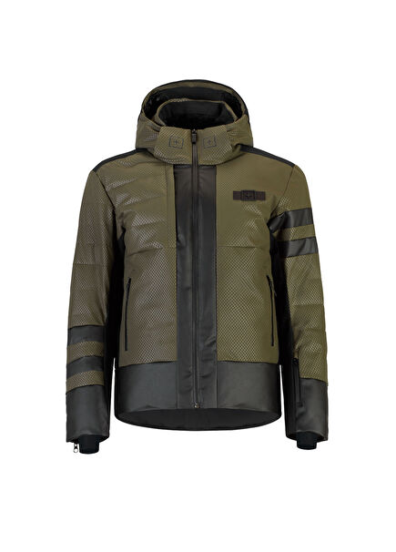 201 Eco Down Ski Sphera Survivor Koyu Yeşil Erkek Kayak Montu