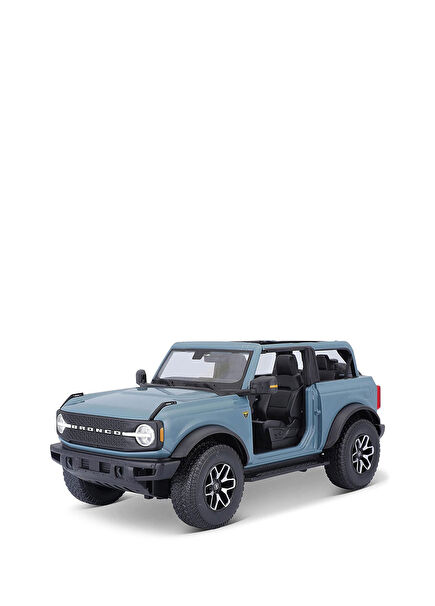 Ford Bronco Badlands 2021 1/18 Mavi Model Araba