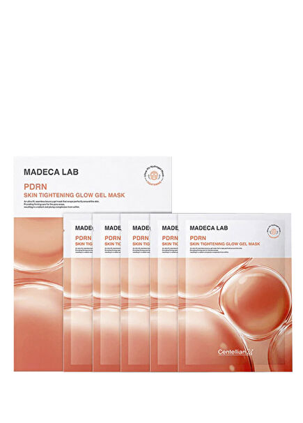 PDRN Skin Tightening Glow Gel Mask Firming Hydrogel Mask with Salmon DNA 5 x 22 ml