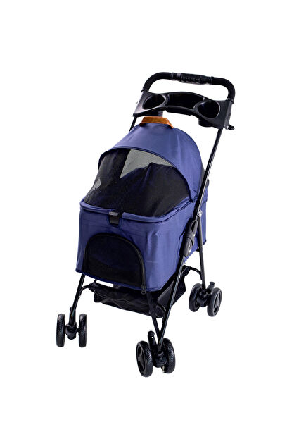 Verstappen Navy Blue Cat and Dog Trolley