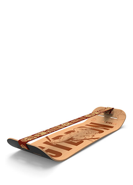 Giboard Set Roots Rocker Travel Brown Balance Board