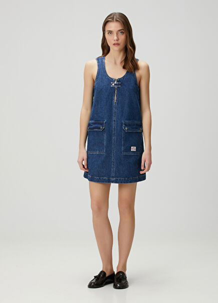 Dominic Blue Mini Denim Dress