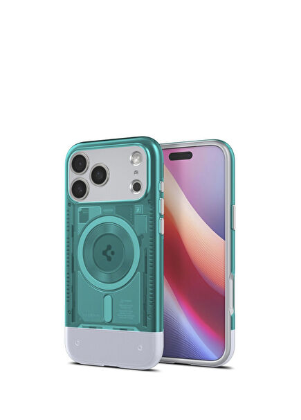 iPhone 17 Pro Classic C1 Hava Kanalı Teknolojisi™ MagFit iMac Tasarım Kapaklı Bondi Blue MagSafe Uyumlu Telefon Kılıfı