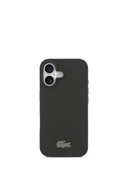 iPhone 17 Pike Desenli Metal Logolu Kartlıklı Magsafe Uyumlu Telefon Kılıfı