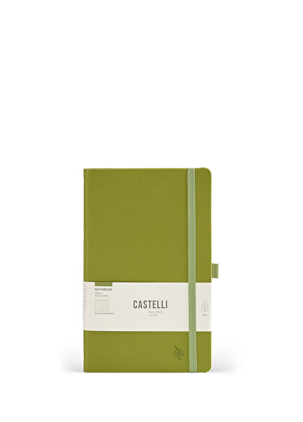 Milano Appeel Granny Smith Green Lined Notebook
