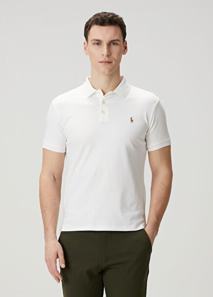 Beyaz Polo Yaka T-shirt