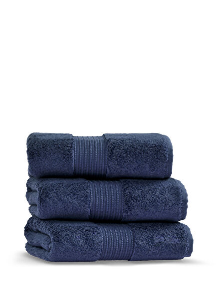 Chicago Fibrosoft® Navy Cotton Single Face Towel 50 x 90 cm