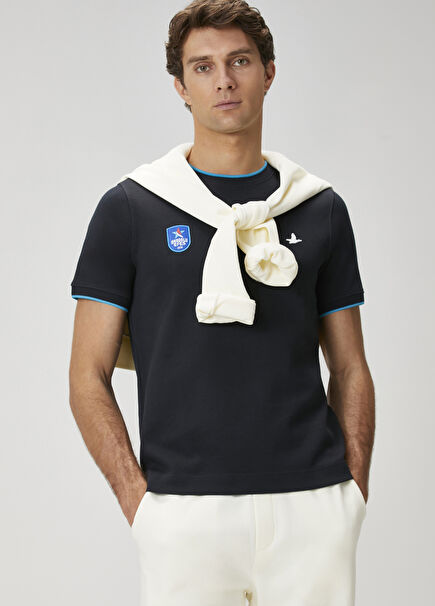 x Anadolu Efes Navy Blue Pique T-Shirt