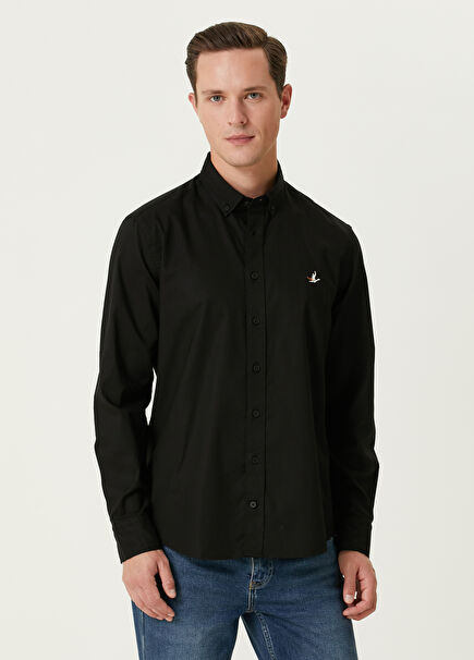 Comfort Fit Black Shirt