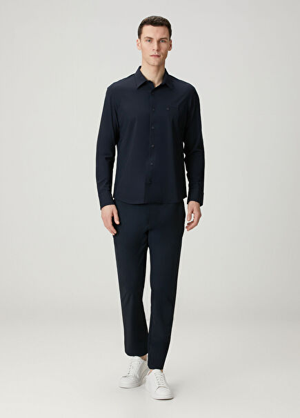Comfy Technical Lacivert Chino Pantolon