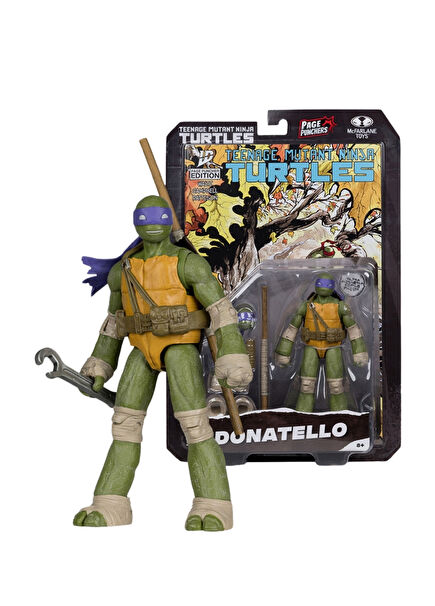 Teenage Mutant Ninja Turtles Donatello Page Punchers Aksiyon Figür + Çizgi Roman 