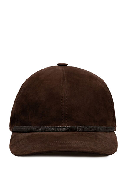 Brown Women's Suede Hat