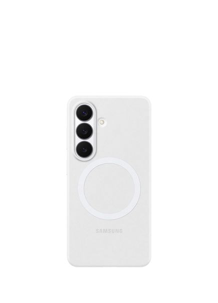 Galaxy S26 Beyaz Silikon Magnet Telefon Kılıfı