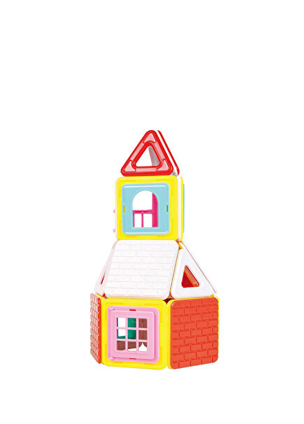 Build Up 50 Parça 3+ Yaş Mıknatıslı Yapı Oyuncak Seti