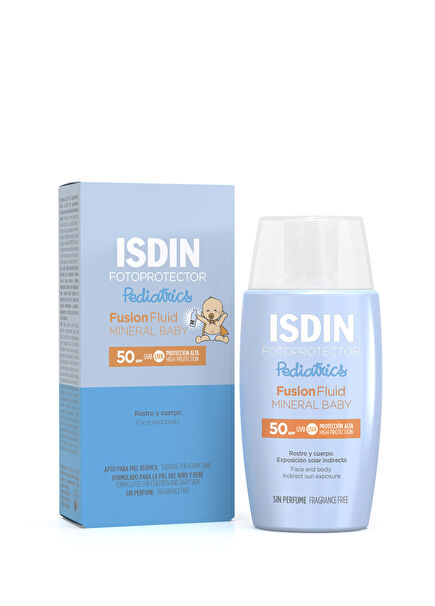 Photoprotector Pediatrics Fusion Fluid Mineral Baby SPF50+ Baby Child Sunscreen 50 ml