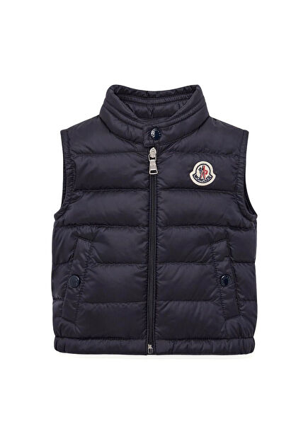 New Amaury Navy Girls' Puffer Vest
