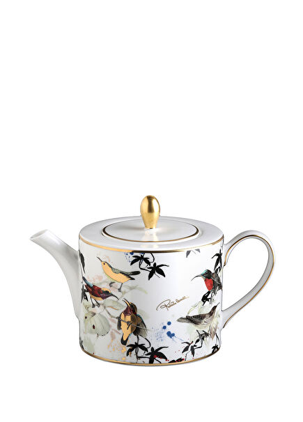 Garden's Birds Kuş Desenli Porselen Kahve & Çay Potu