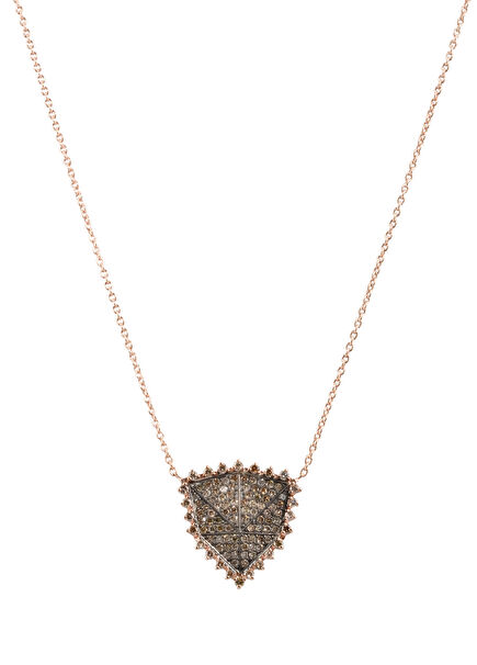 Eternity Full Diamond Single Women's Gold Necklace
