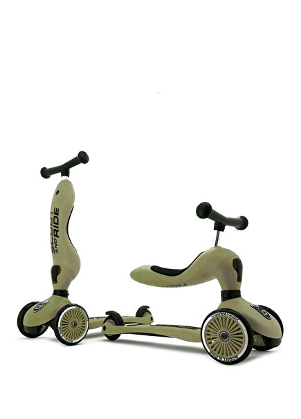 Highwaykick 1 2'si 1 Arada Oturaklı 3 Tekerlekli 1-5 Yaş Çocuk Scooter