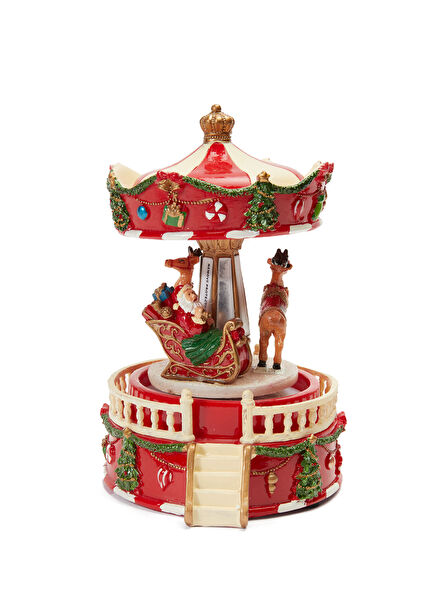 Carousel Formlu Yılbaşı Süsü