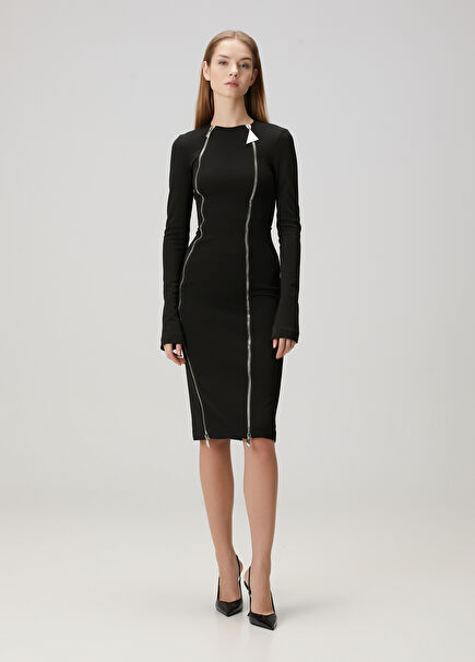 Black Midi Dress