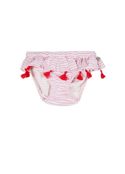 Colorful Tasseled Cotton Baby Girl Bikini Bottoms