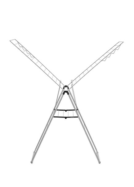 Metallic Grey Laundry Drying Rack