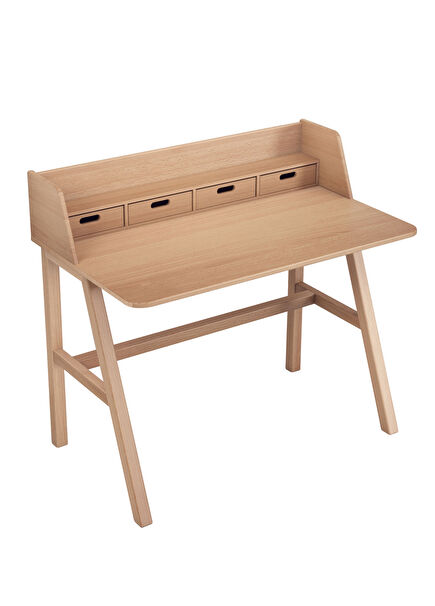 Vintage Masif Ahşap Büyük Boy Çocuk Çalışma Masası 