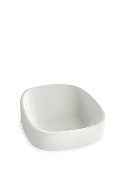  Beyaz Plastik Akıllı Kedi Köpek Mama Kasesi