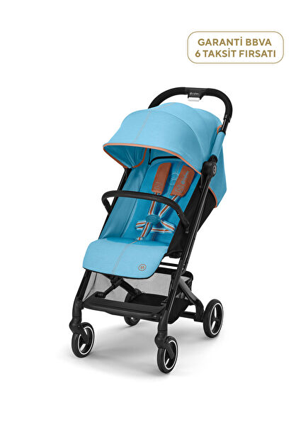 Beezy Beach Blue Cabin Size Stroller